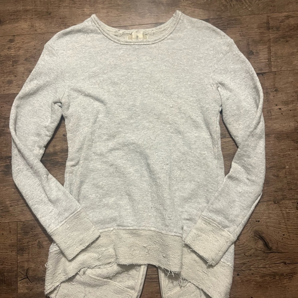 Sundays Light Gray Women's Crew Neck Sweater